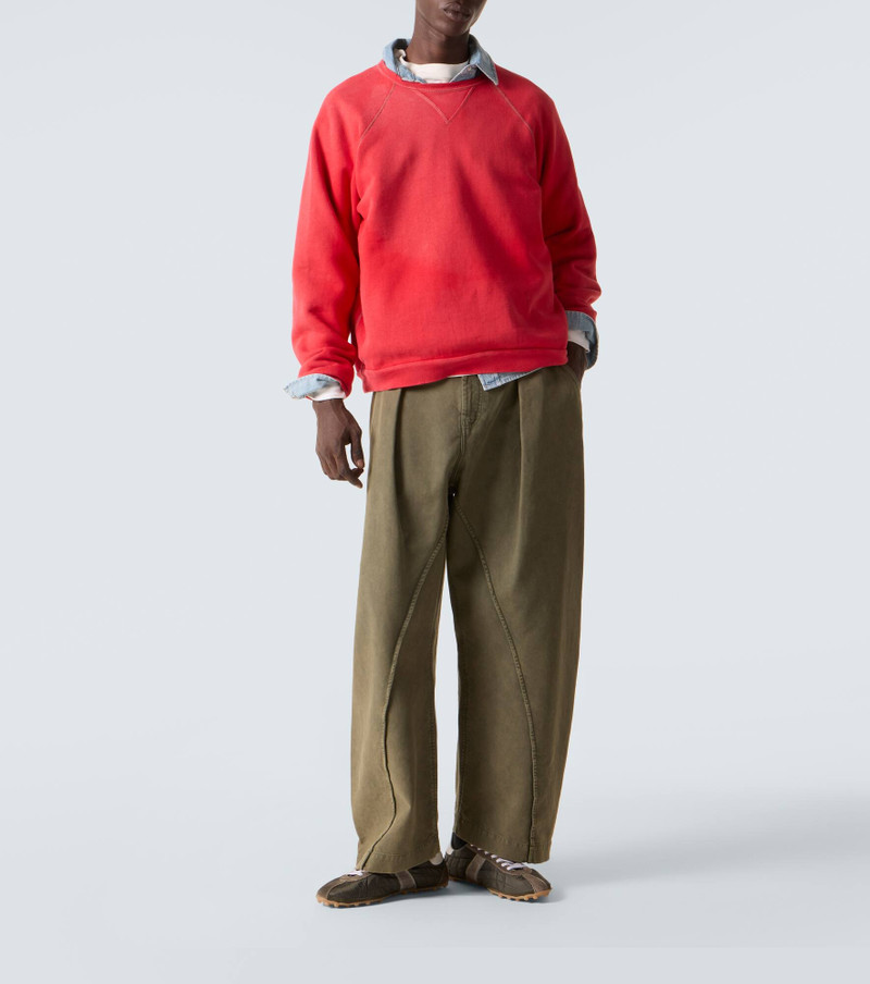 A.PRESSE Cotton jersey sweatshirt outlook