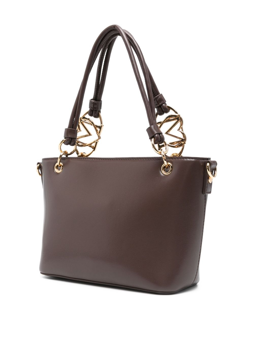 logo-plaque top-handle tote bag - 3