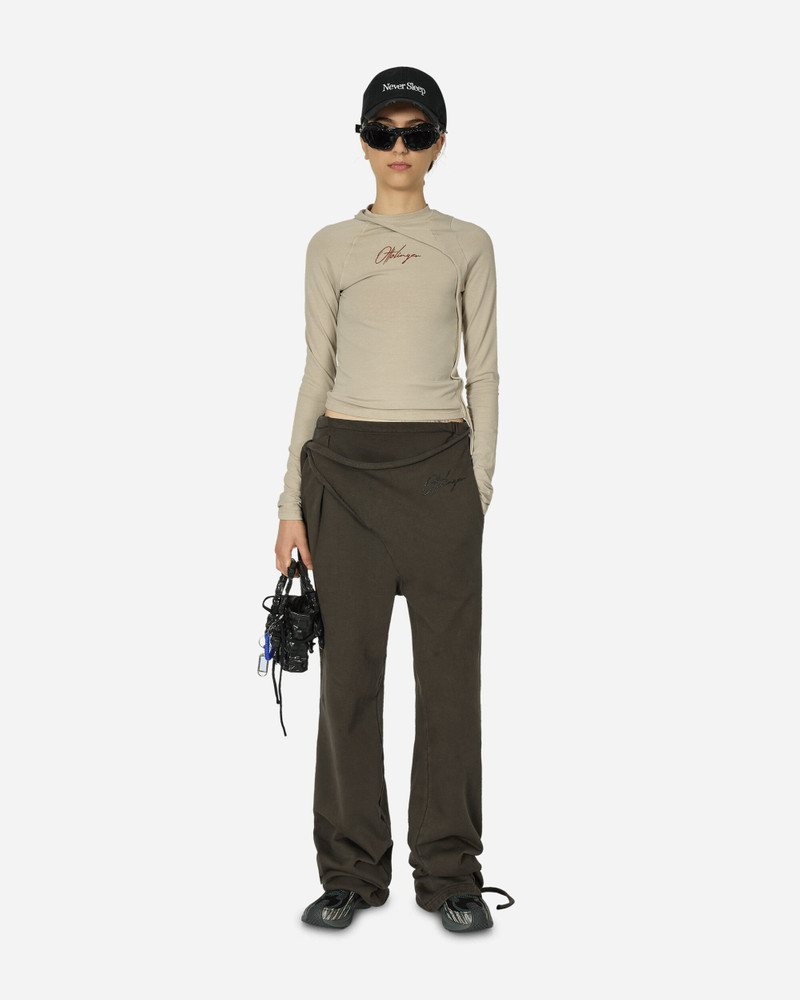 OTTOLINGER Deconstructed Fitted Longsleeve Top Sand outlook