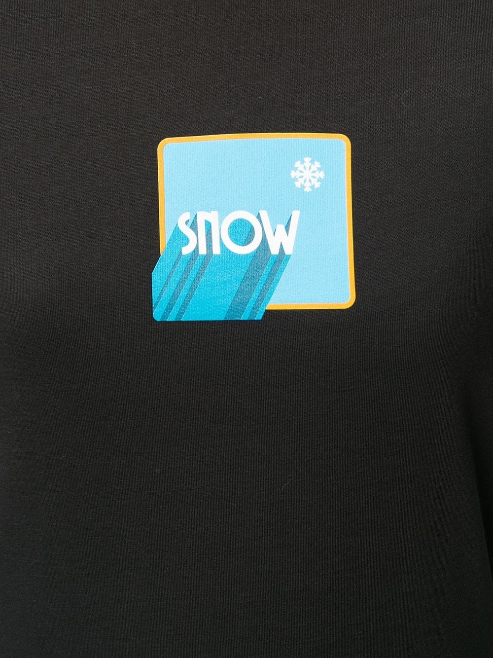 snow box logo print T-shirt - 5