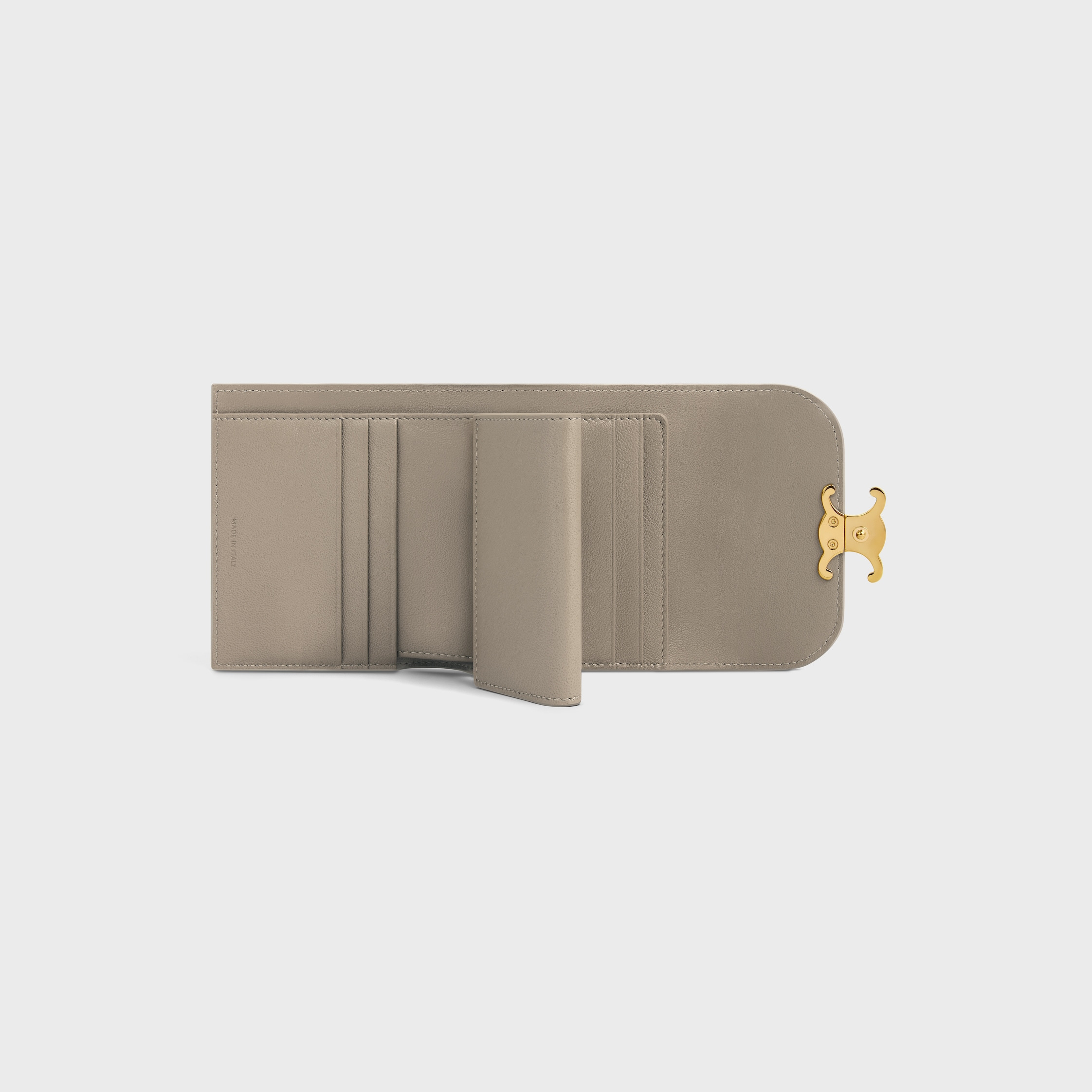 Small Flap Wallet TRIOMPHE IN PEARLY PYTHON - 4