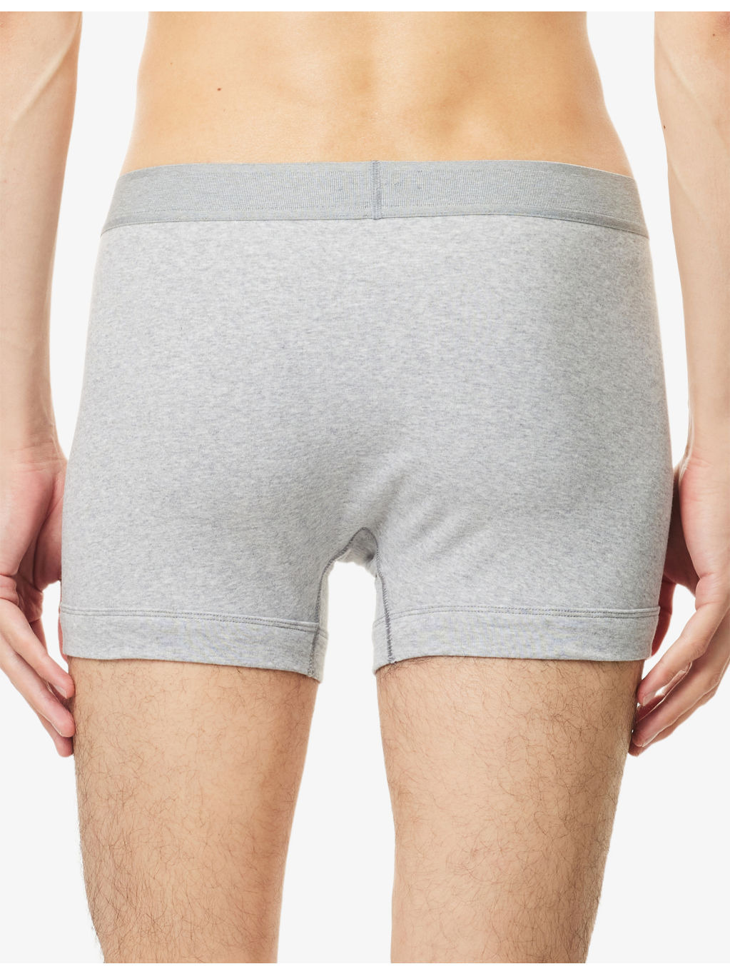 Branded-Waistband Stretch-Cotton Boxer Briefs - 3