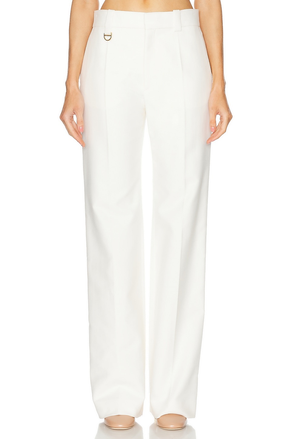 Cotton Straight Trouser - 1