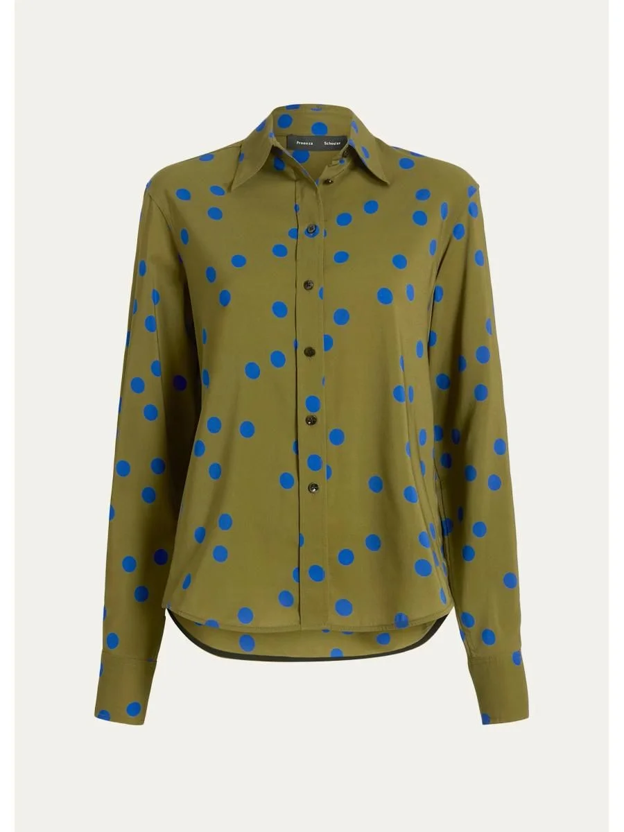 Paz Polka-Dot Button-Down Shirt - 1