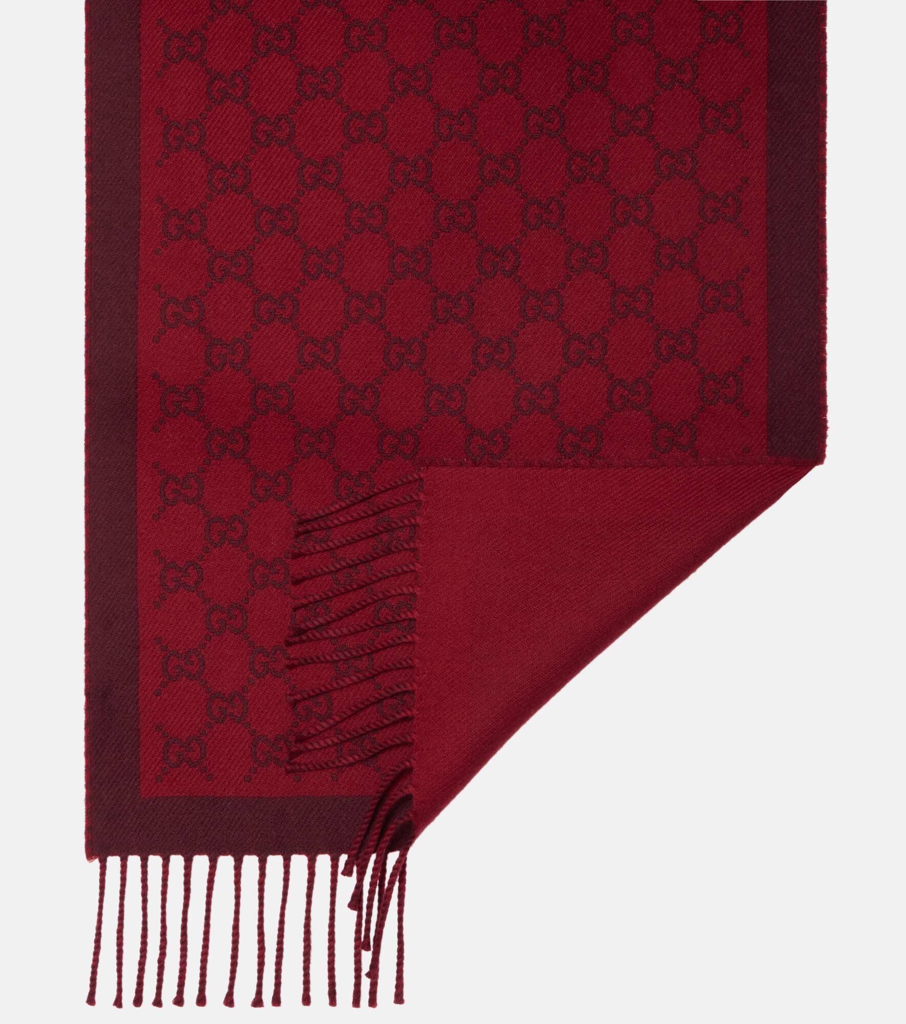 GG wool scarf - 5