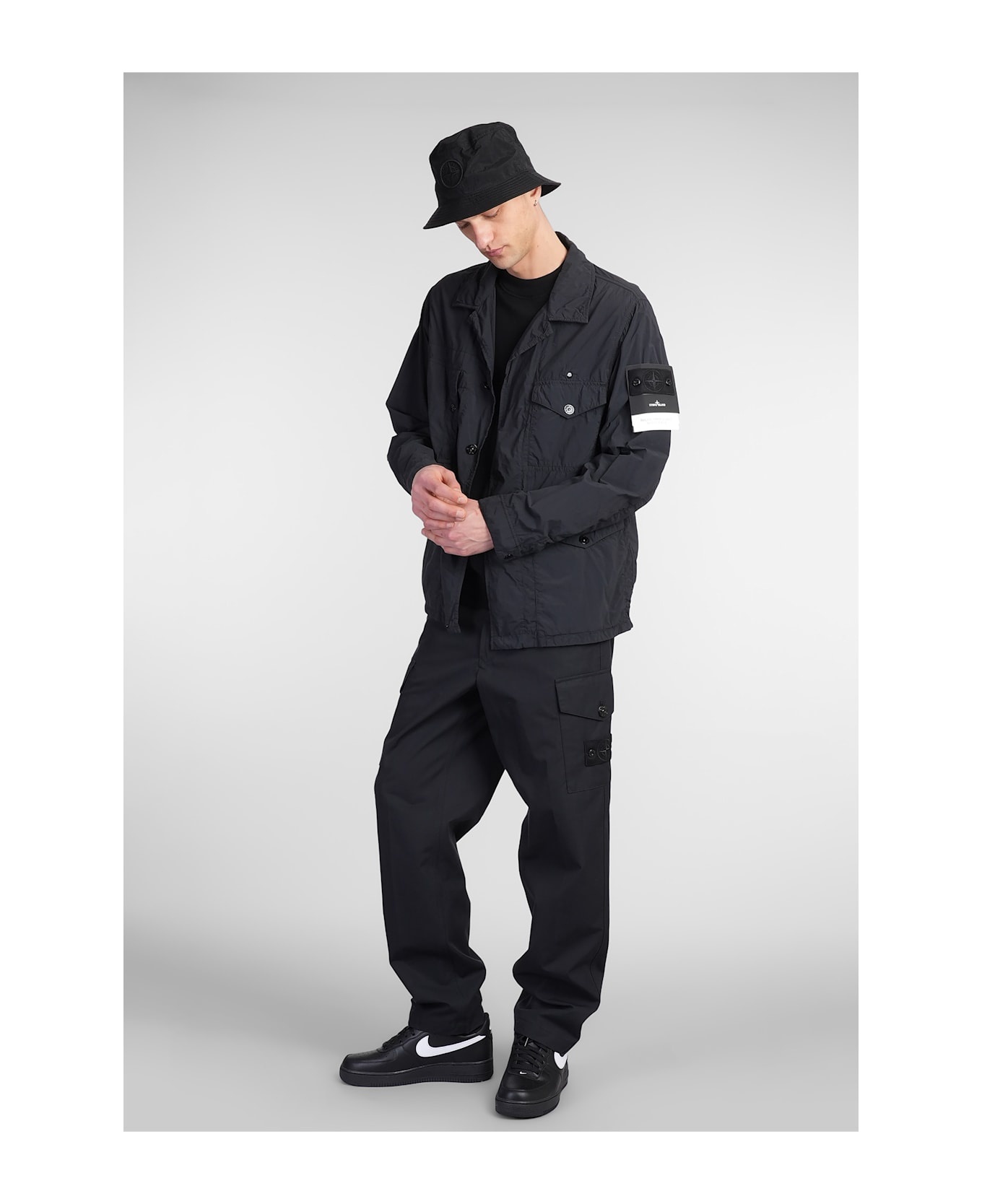 Casual Jacket In Black Polyamide - 2