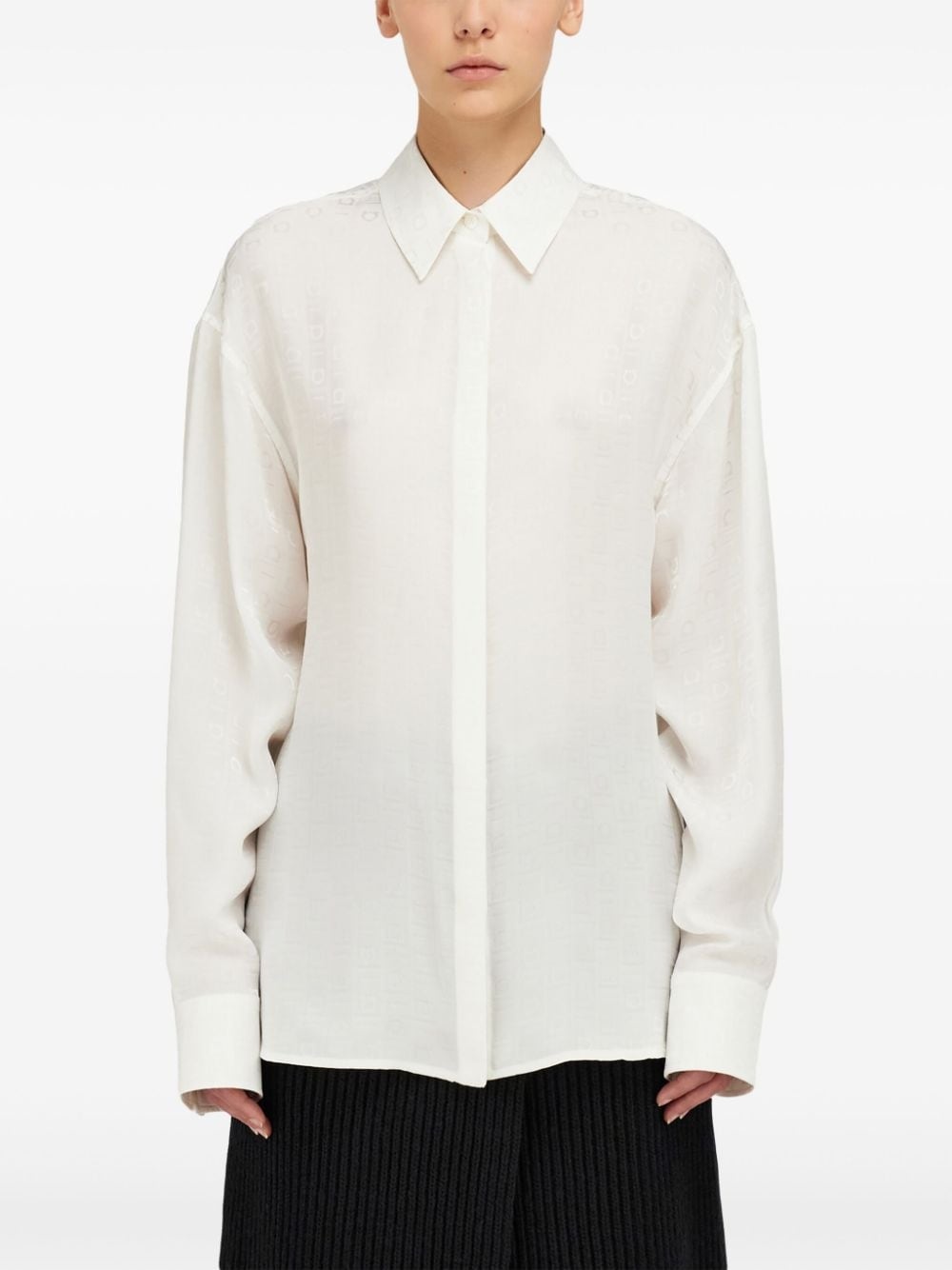 Gancini-print shirt - 3