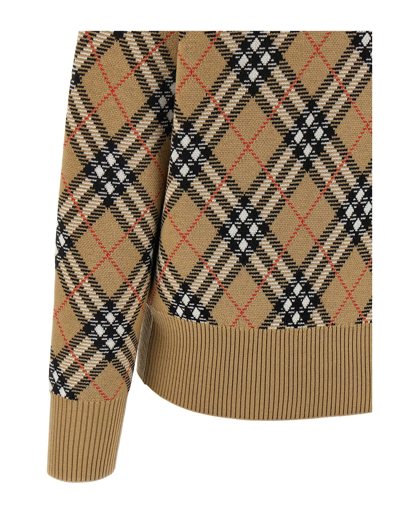 Burberry Check Sweater - 4