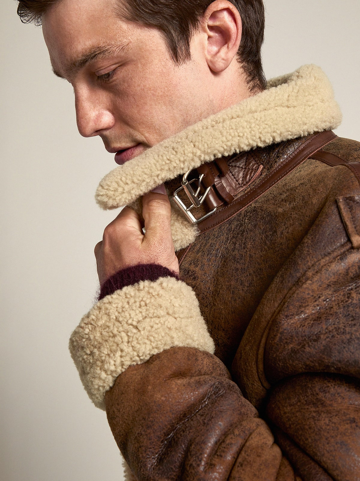 Journey Collection Arvel shearling jacket - 2