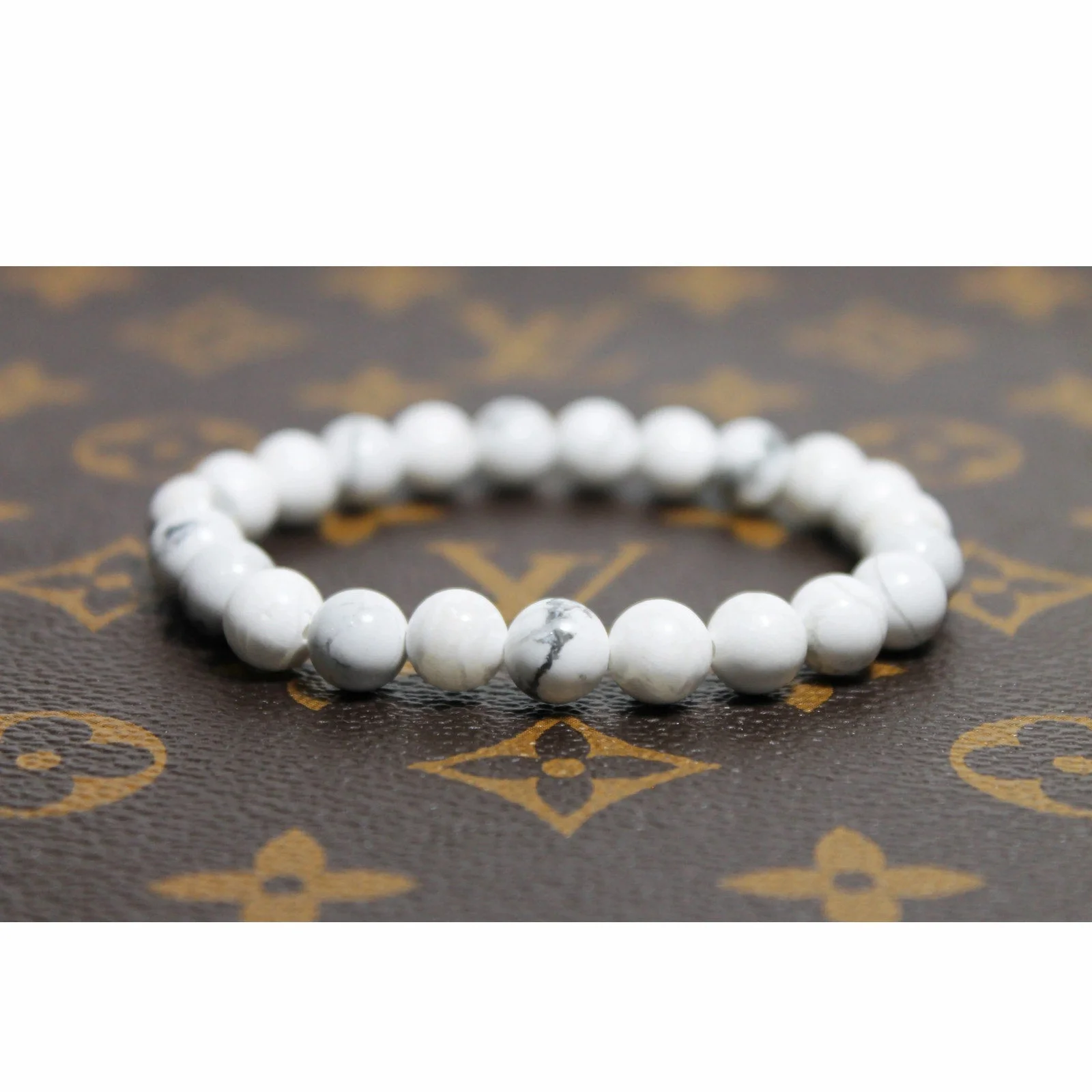 Bracelet - White Carrara Marble - 1