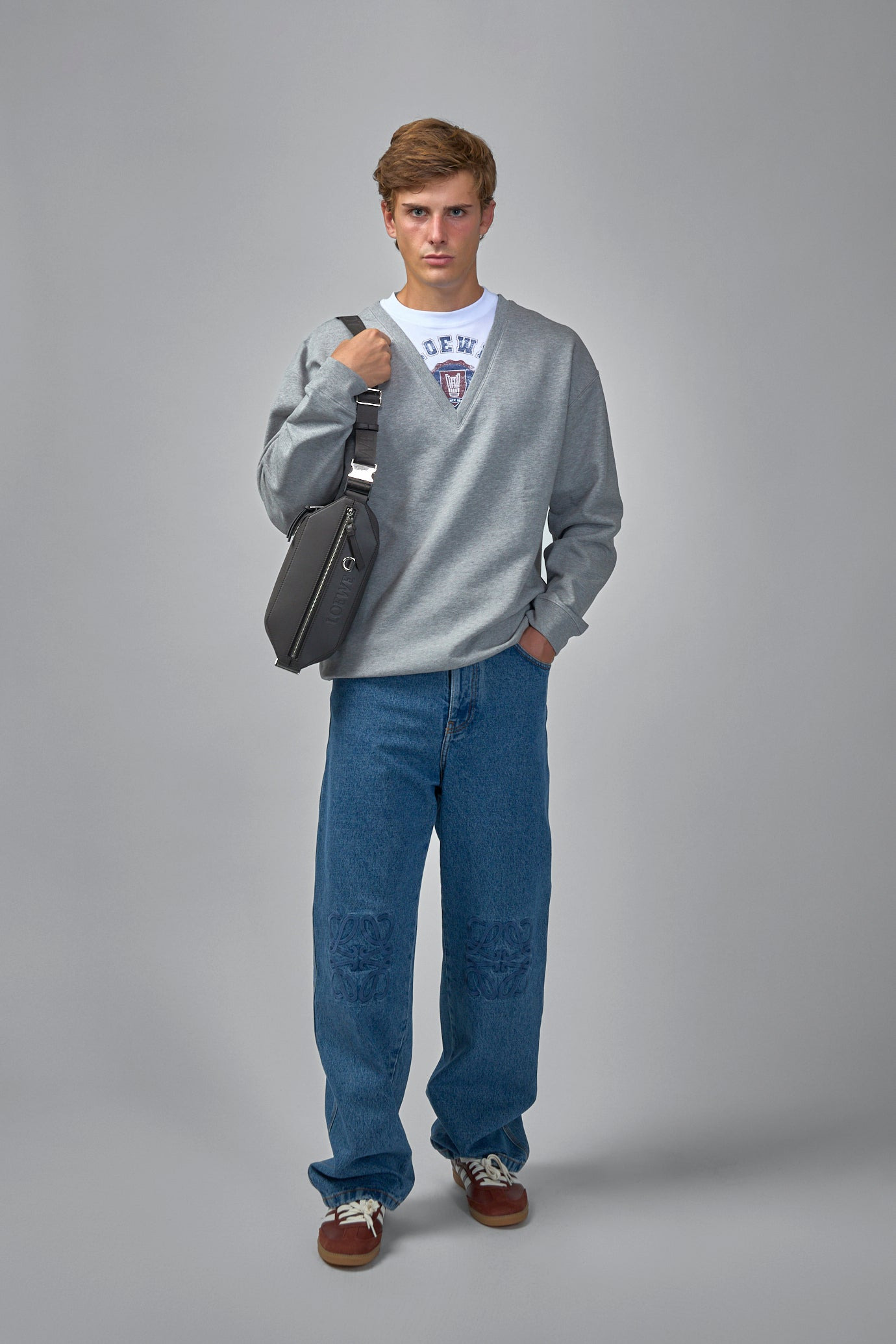 Sweatshirt in Cotton - 2