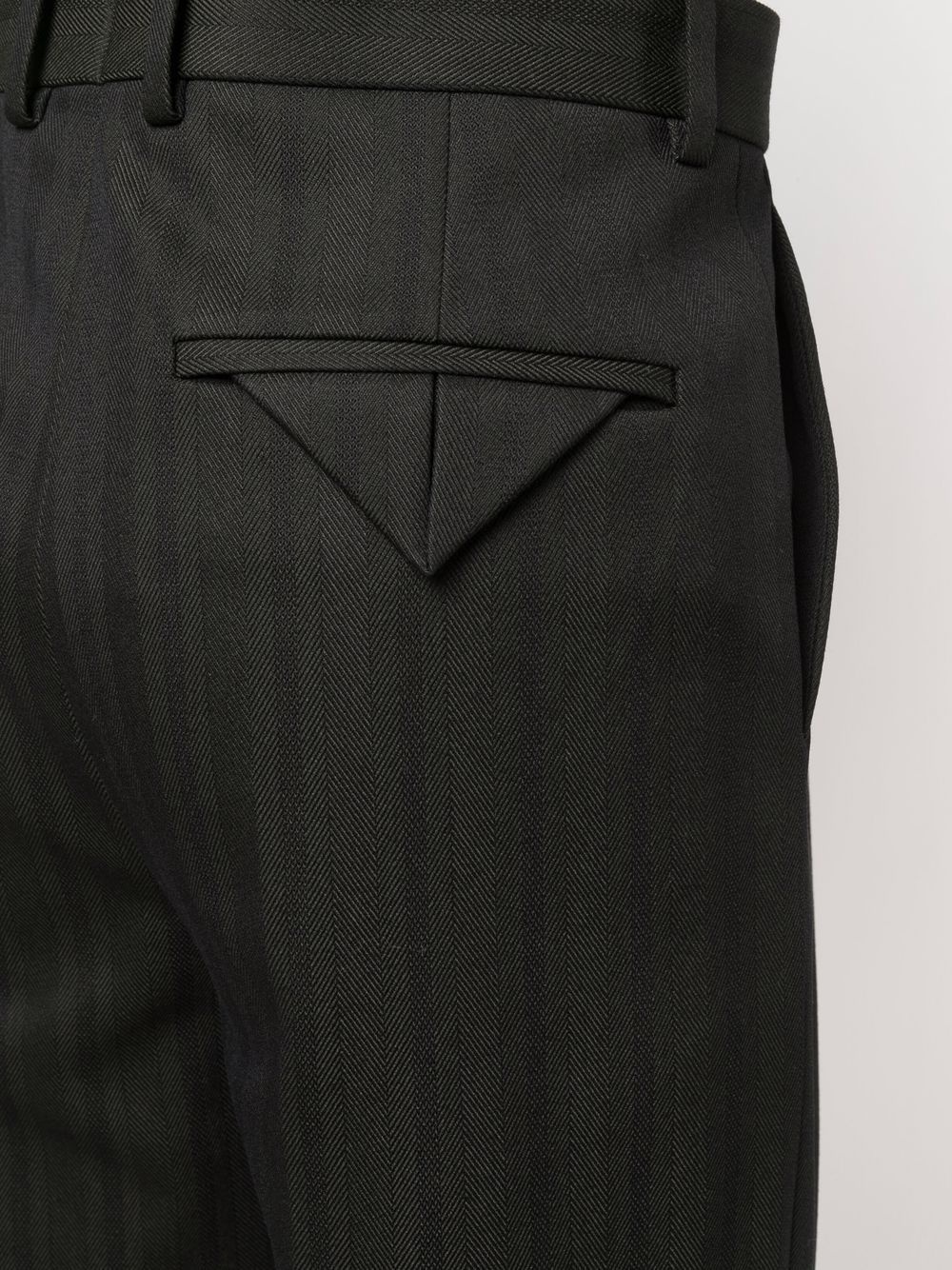 triangle detail tailored trousers - 5