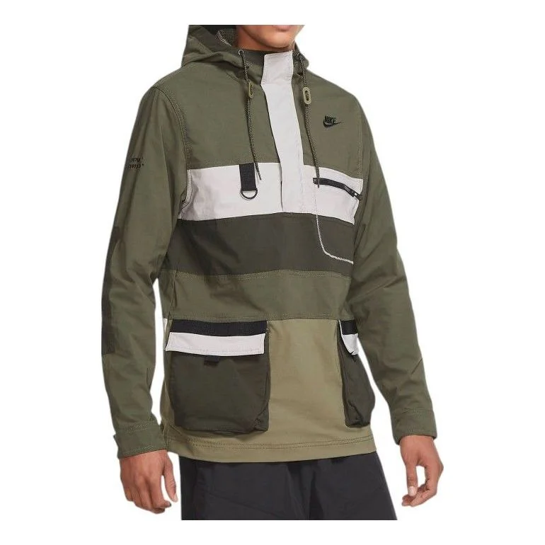 Nike Hype Hike Jacket 'Green Black' CU4220-033 - 1