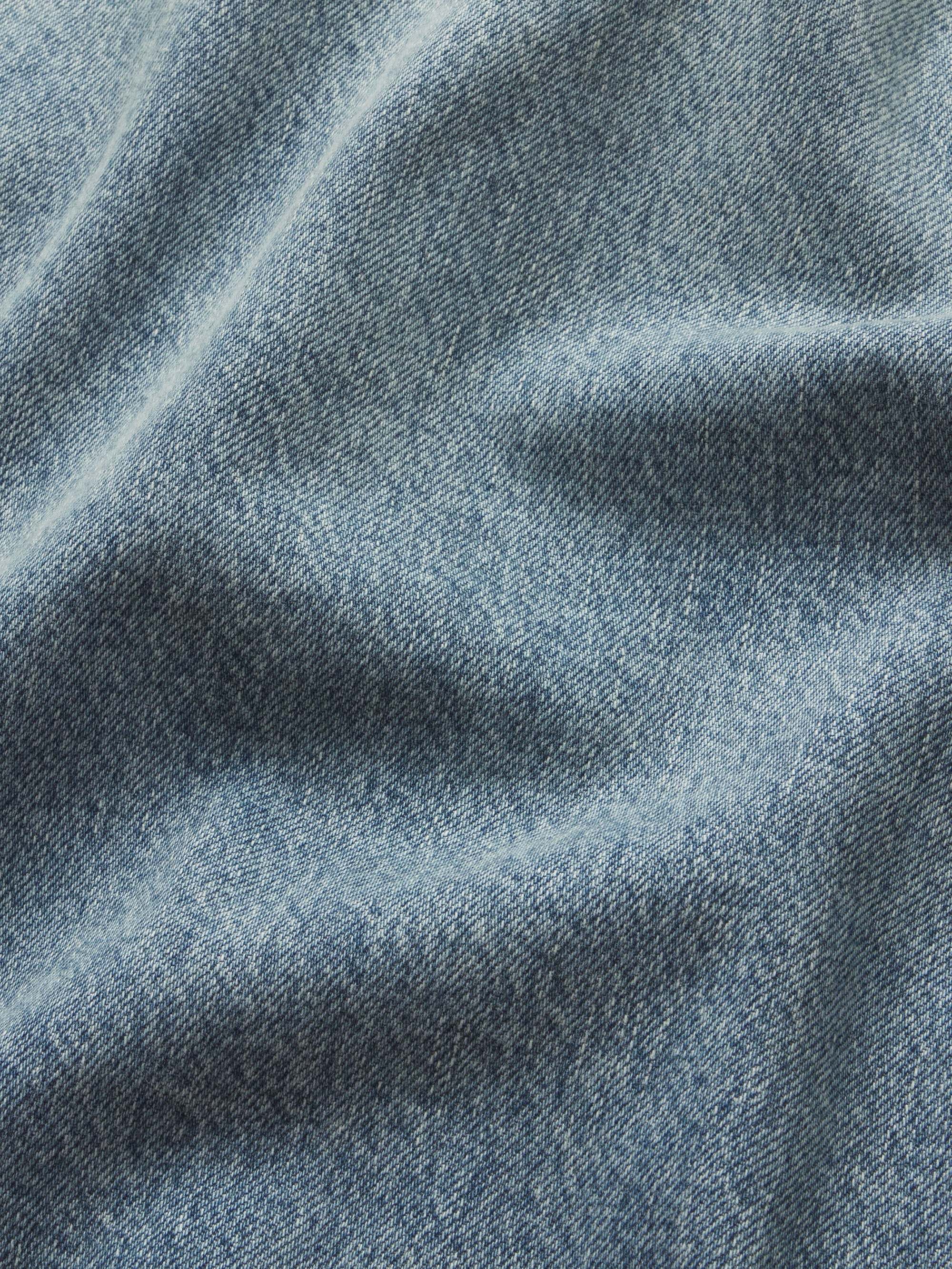 Vintage Denim Jacket in Blue Beach Rips - 5