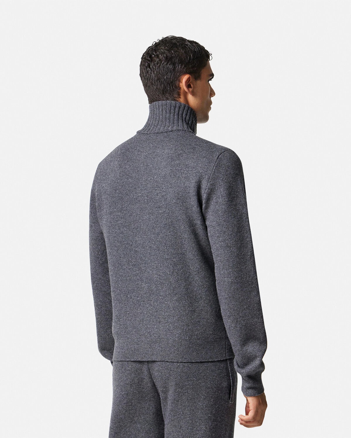 Cashmere-Blend Zip Sweater - 5