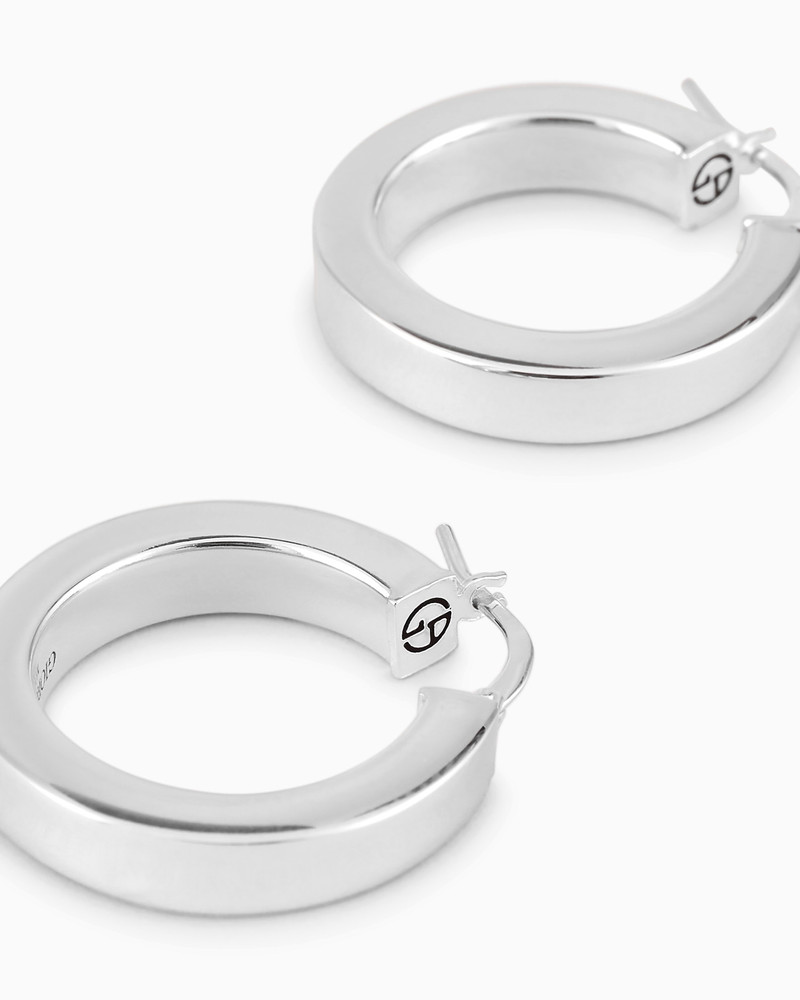 GIORGIO ARMANI STERLING SILVER EARRINGS outlook