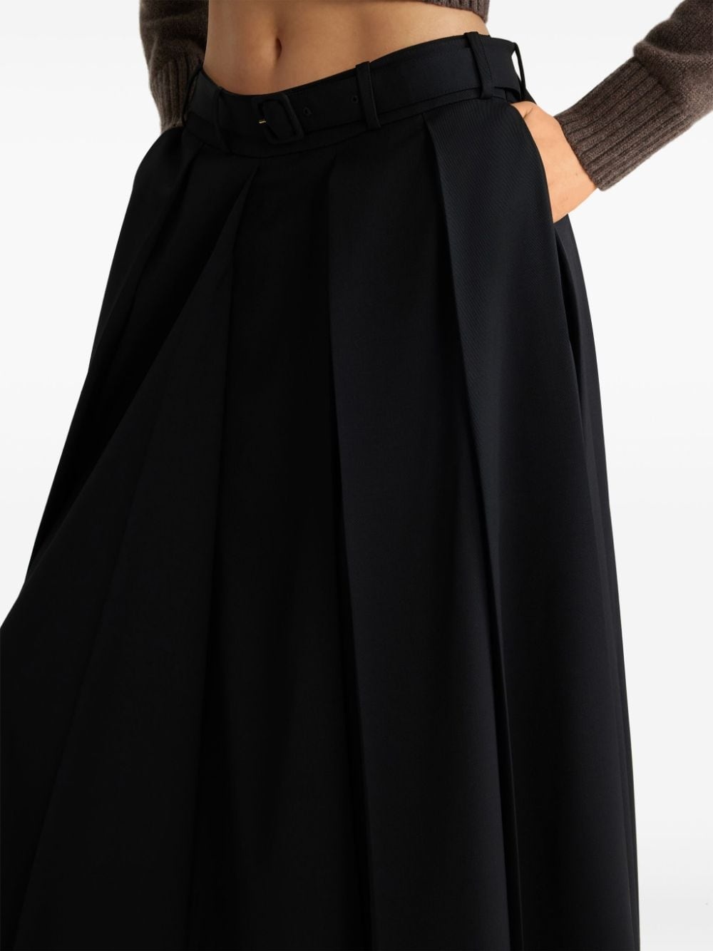 pleated midi skirt - 4