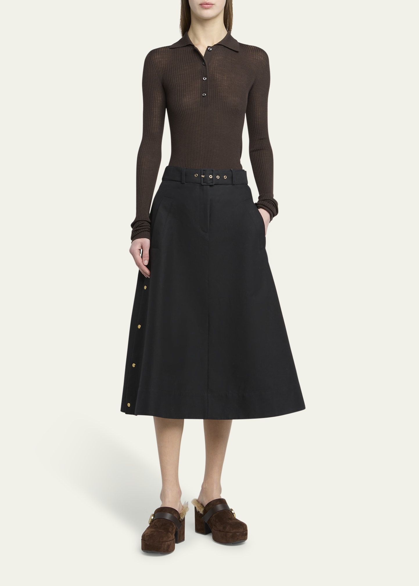 Belted Utility Skirt - 2