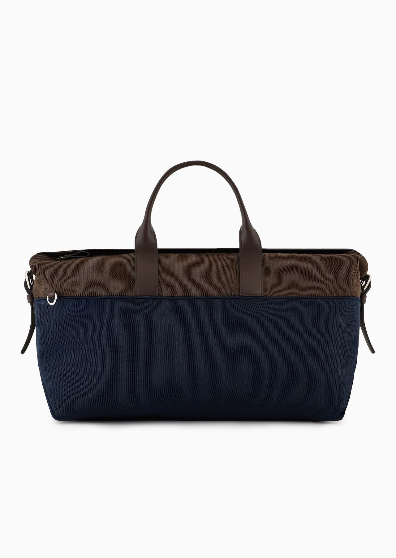 Small duffel bag in a tricot knit and leather - 3