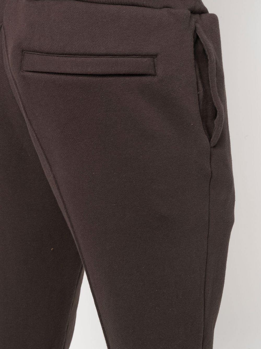 exposed-seam cotton track pants - 5