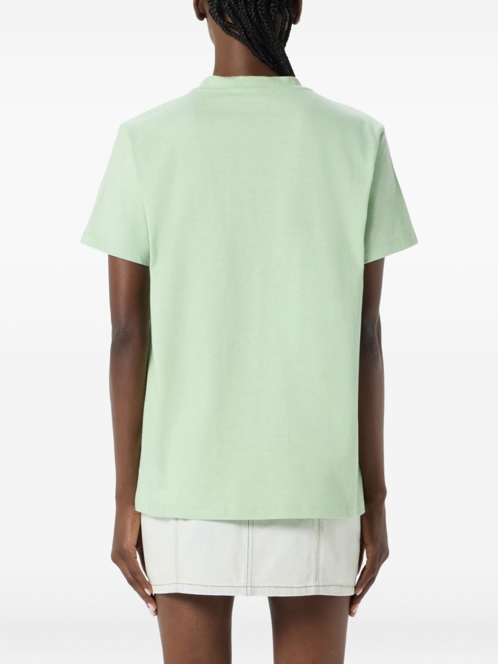 crystal-embellished T-shirt - 5