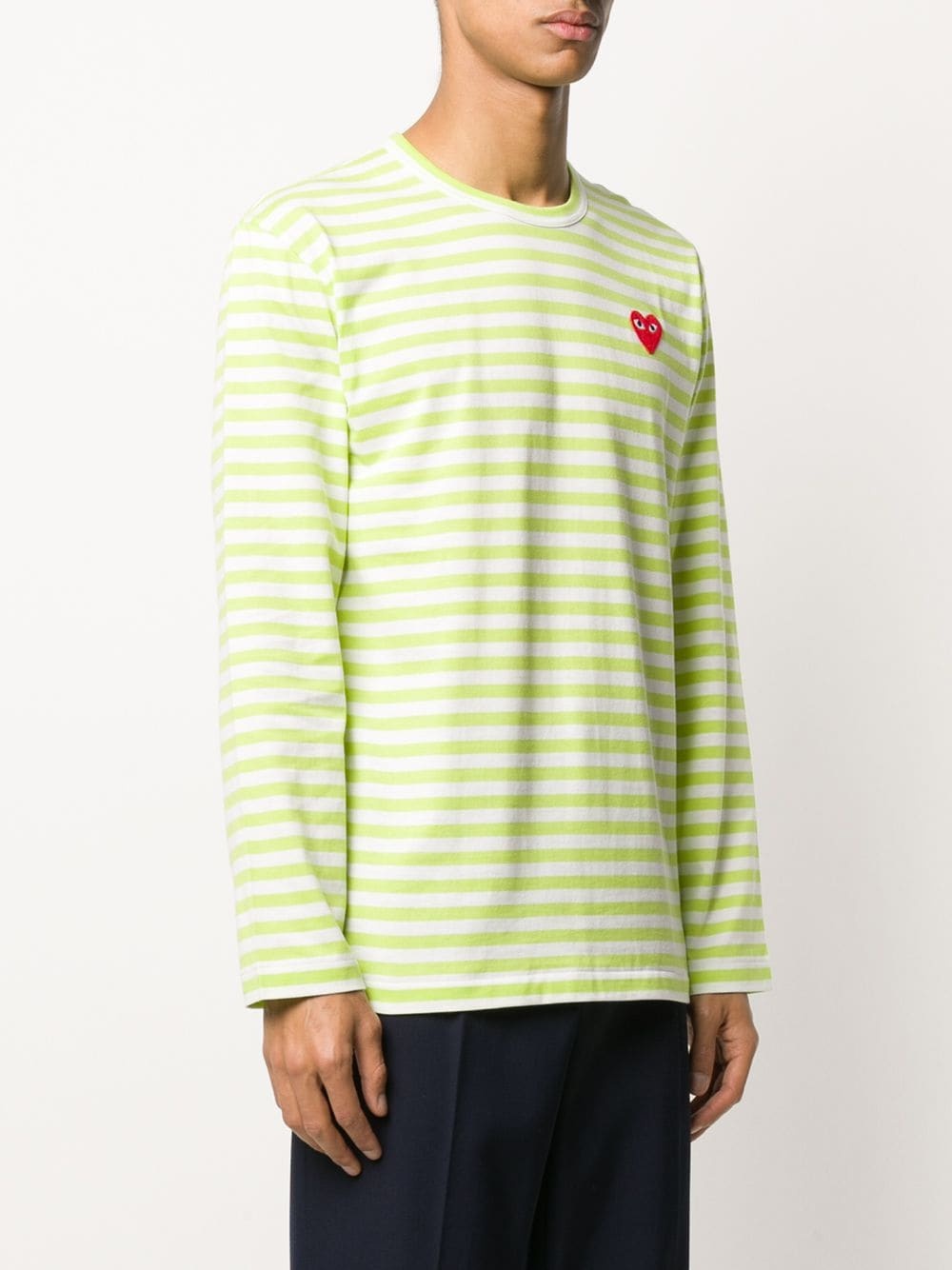 STRIPED HEART-LOGO T-SHIRT - 3