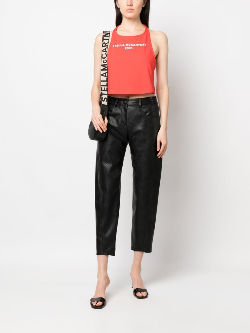 Stella McCartney logo-print tank top outlook