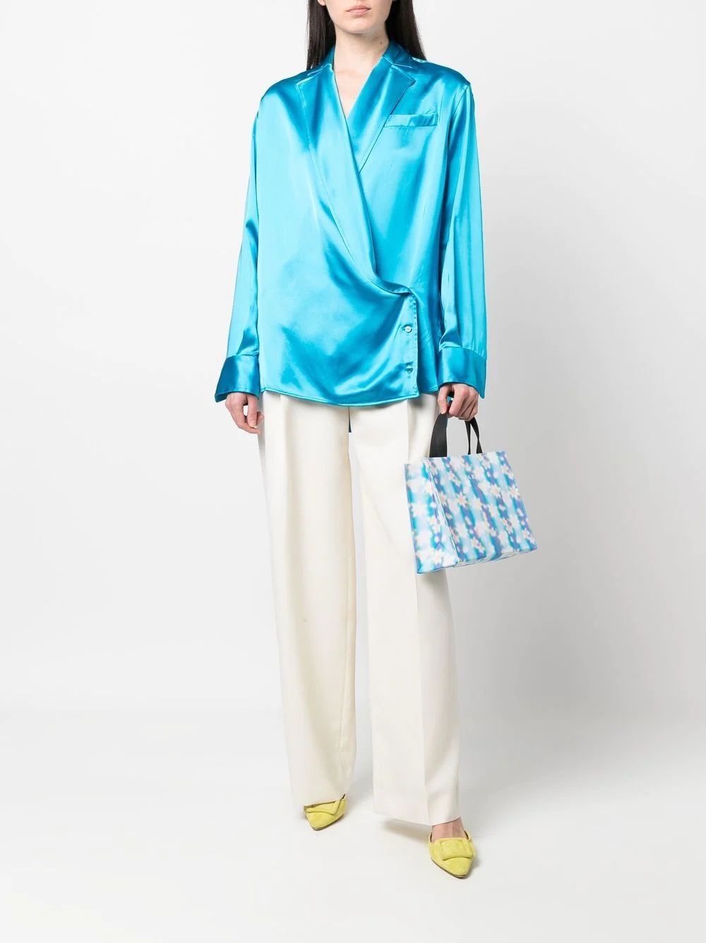 flared wide-leg trousers - 3