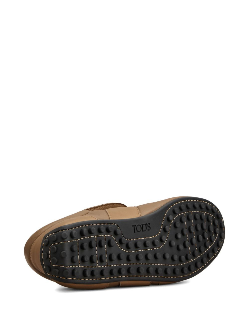 leather strap trainers - 5