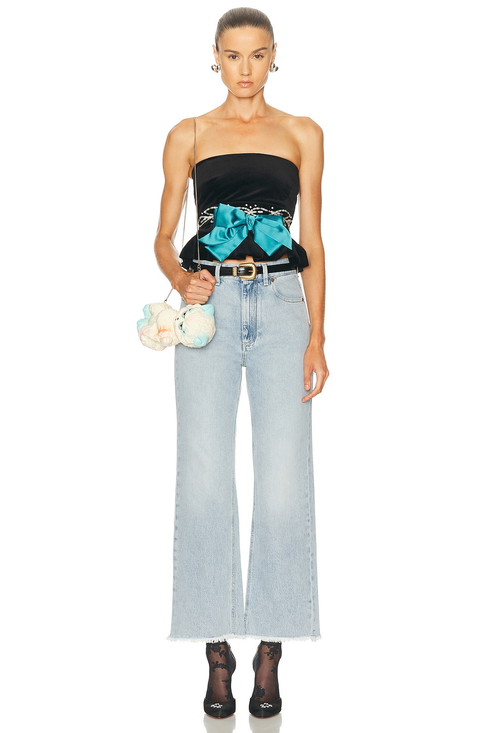 Frayed Hem Straight Leg - 5