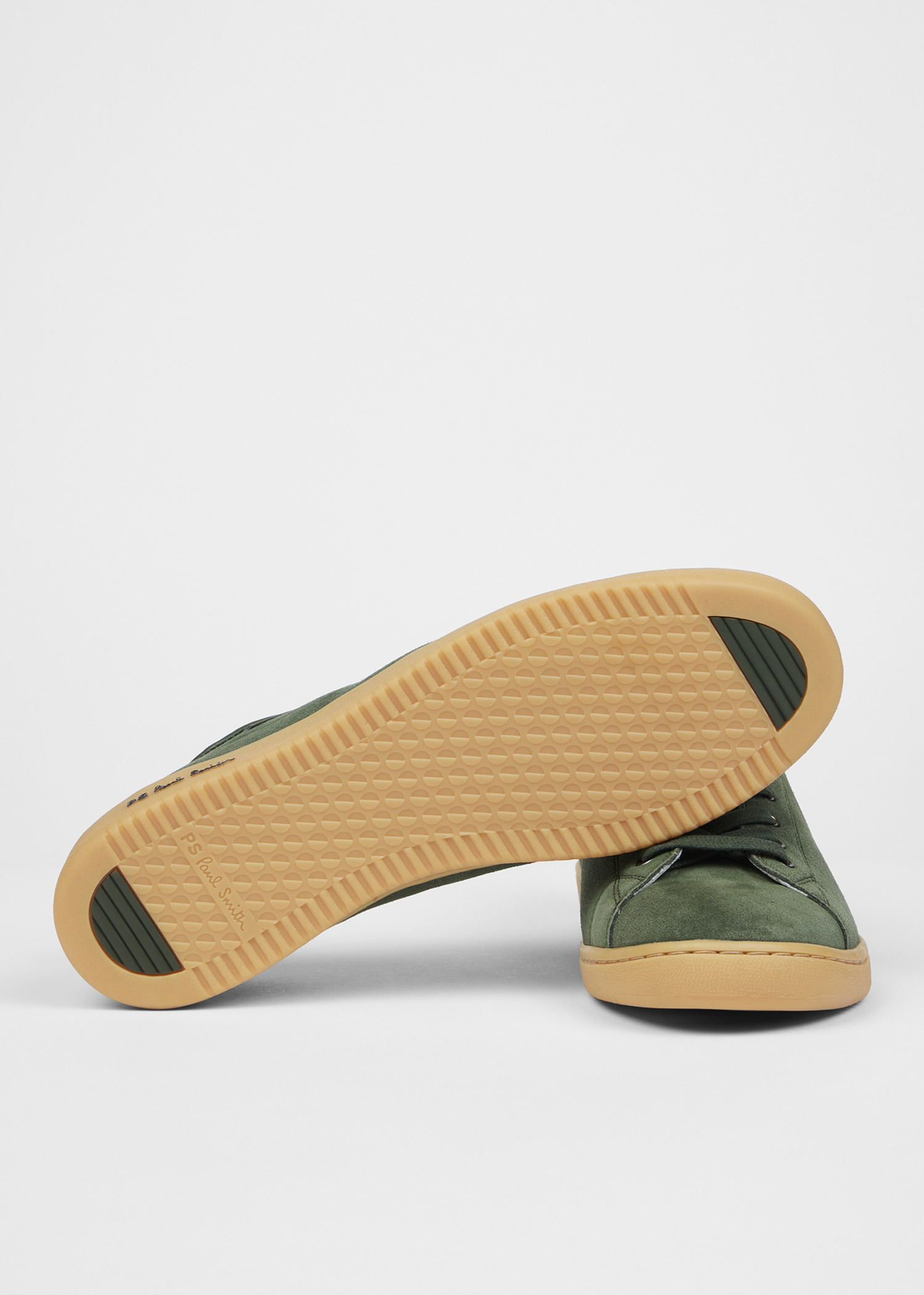 Khaki Green Suede 'Miyata' Trainers - 4