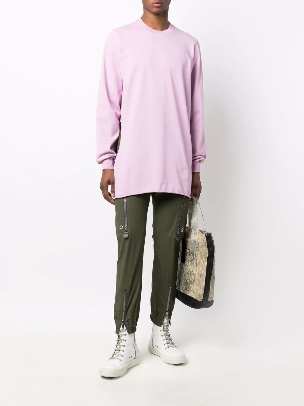 cut out detail sweatshirt - 3
