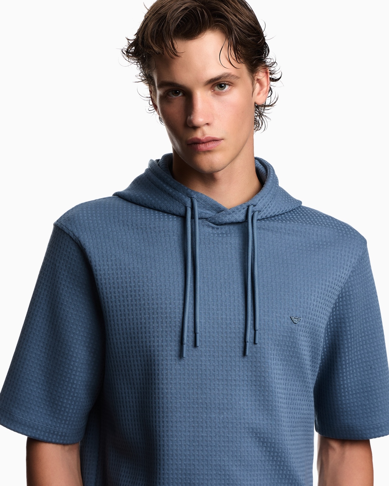 ASV LYOCELL-BLEND JACQUARD JERSEY HOODED SWEATSHIRT - 5