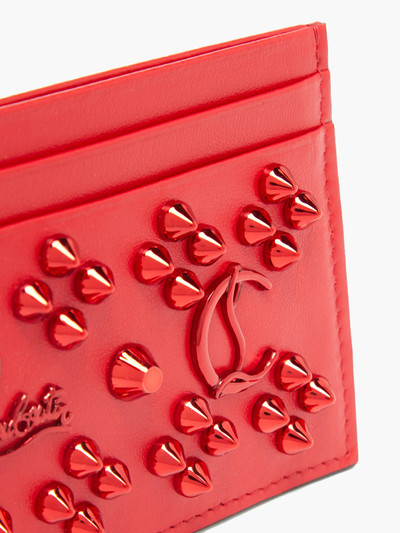 Christian Louboutin Kios studded leather cardholder outlook