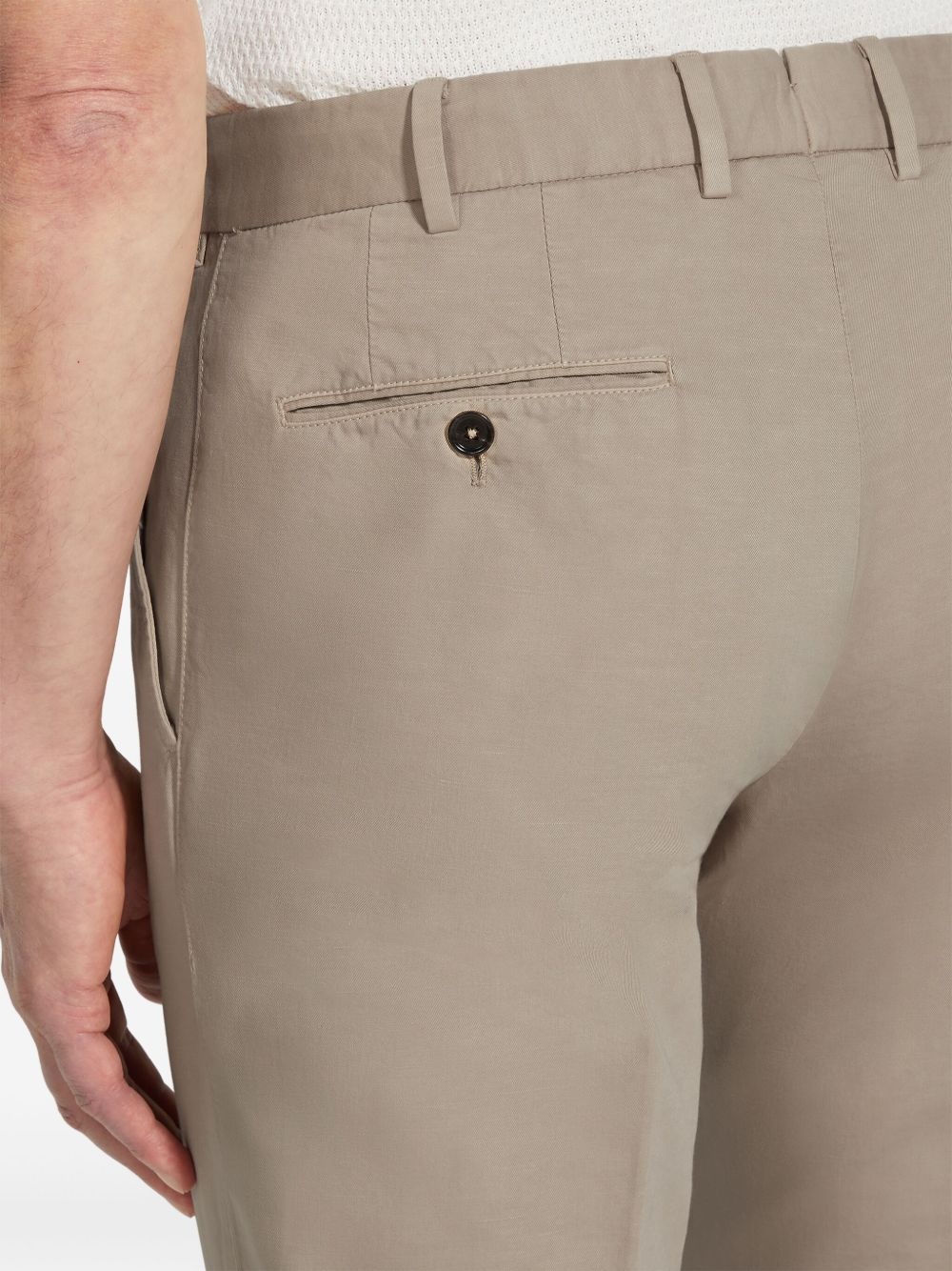 tapered chino trousers - 5