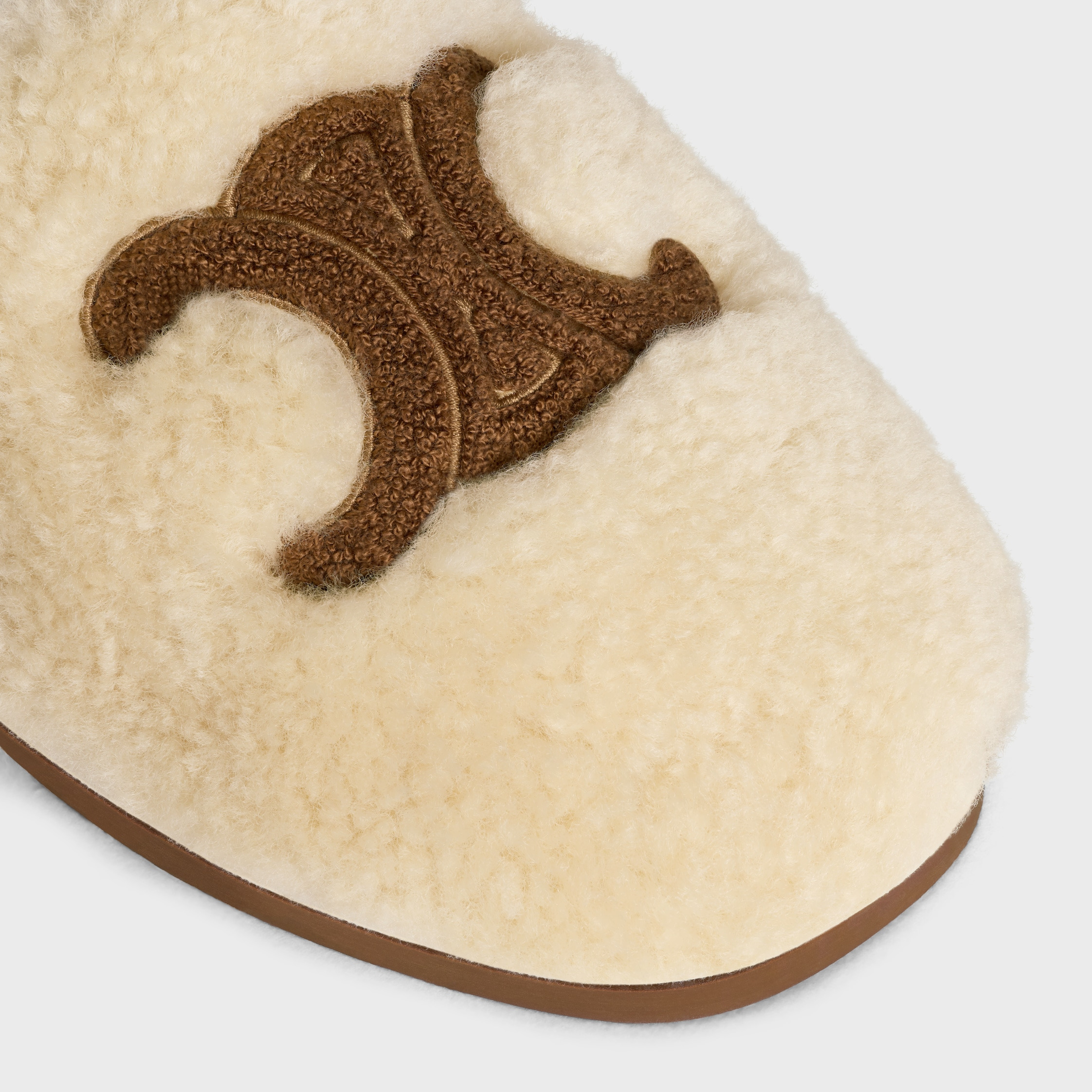 CELINE GEORGIA SLIDE IN Shearling - 4
