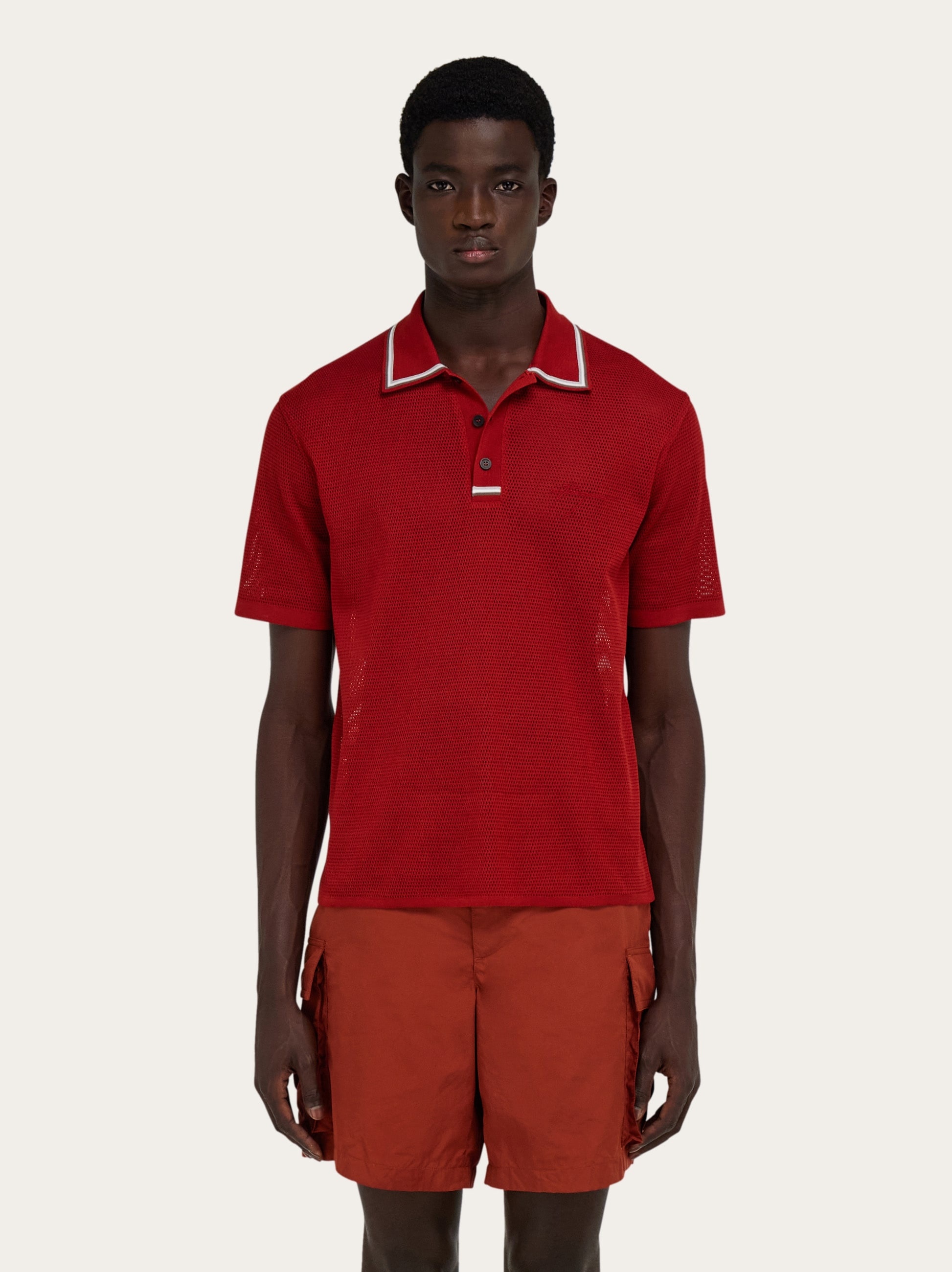 Polo with embroidered signature - 2