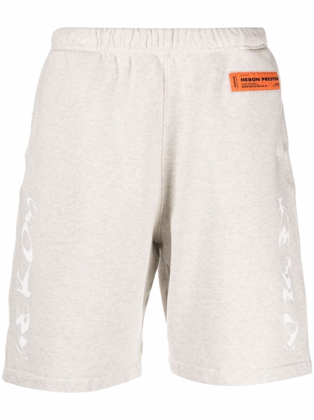 logo patch track shorts - 1