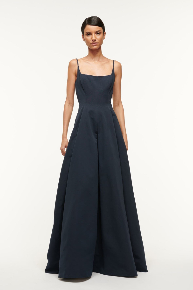 STAUD STAUD MAXI JOLI DRESS NAVY outlook