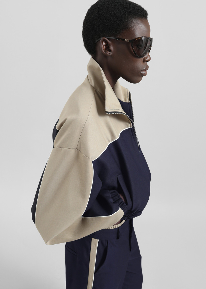 Penally Cropped Jacket - Navy 10