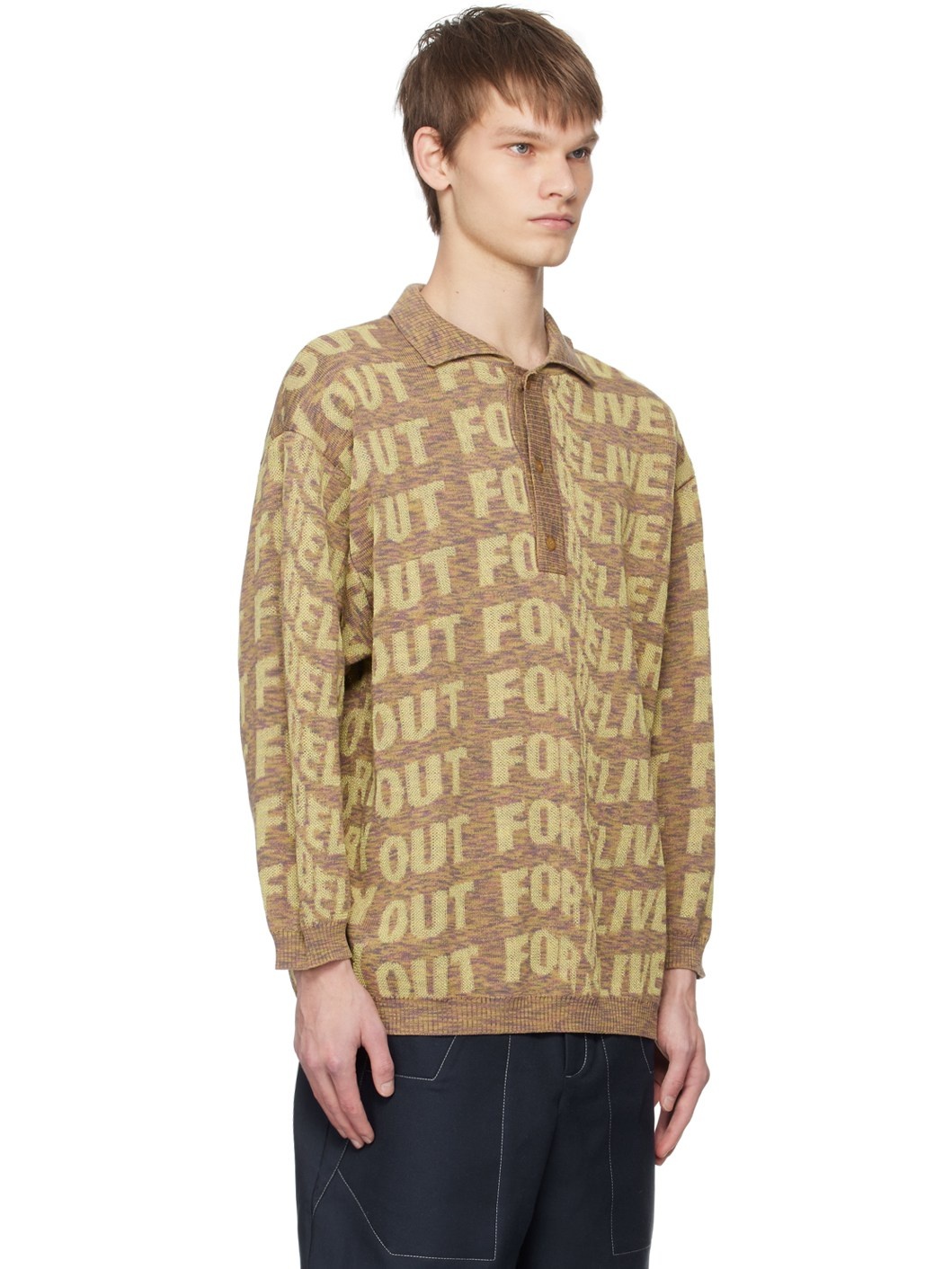Beige Delivery Polo - 2