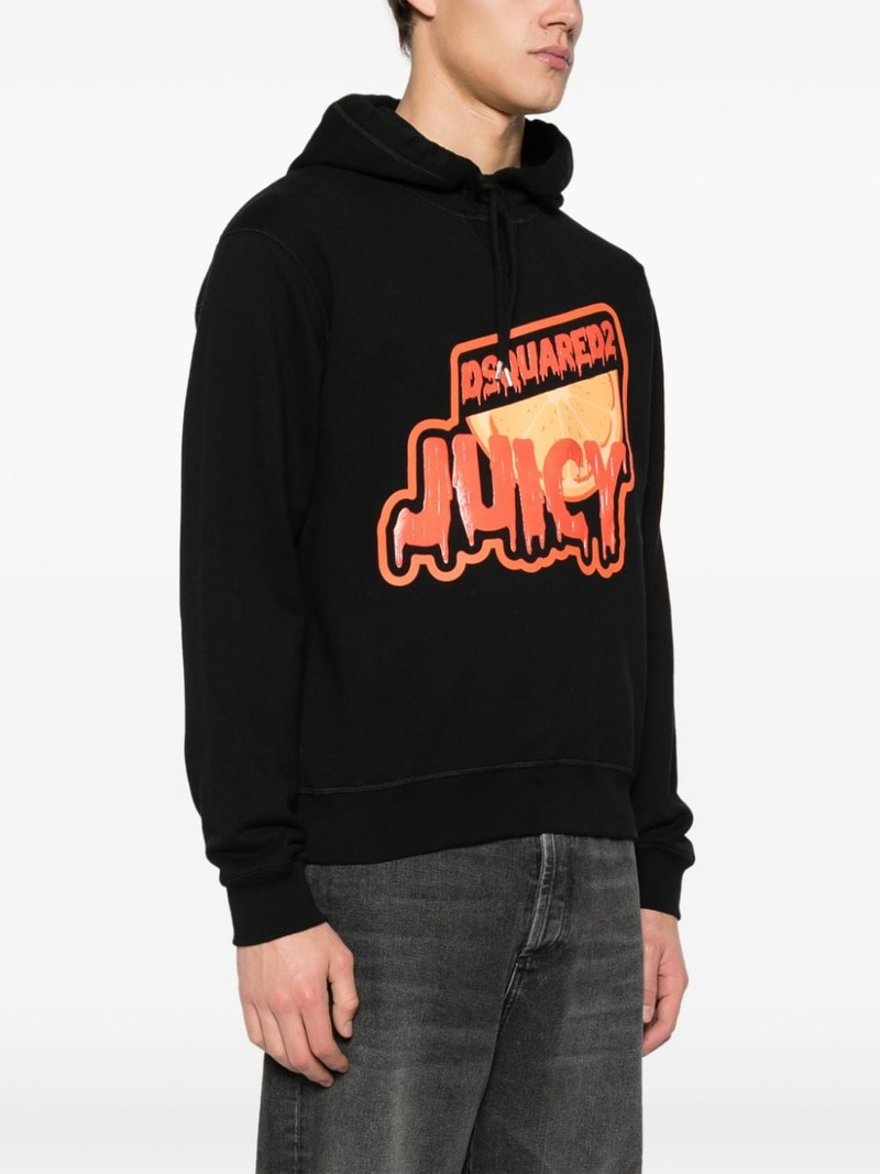 Juicy logo-print cotton hoodie 3