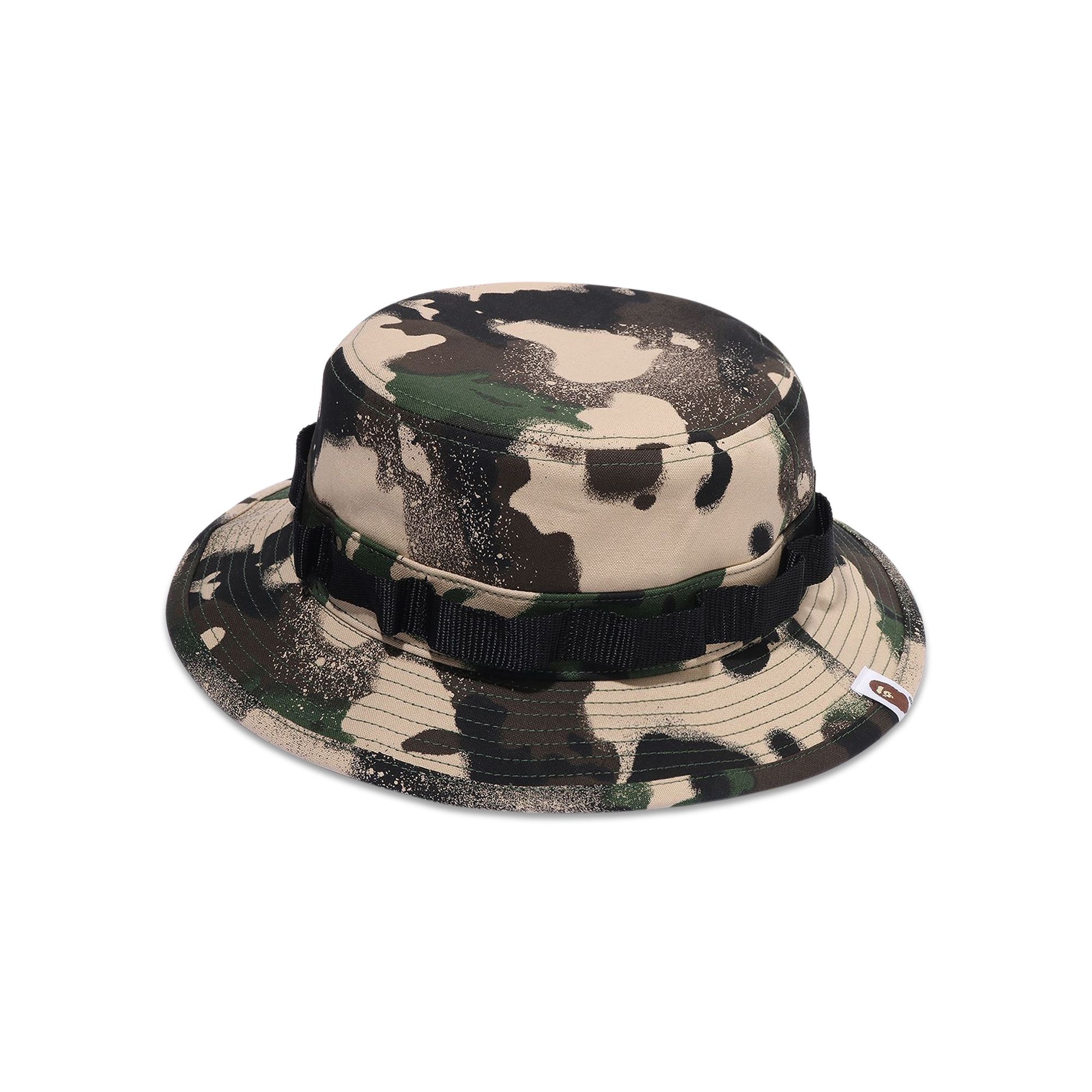 BAPE Map Camo Military Hat 'Green' - 2