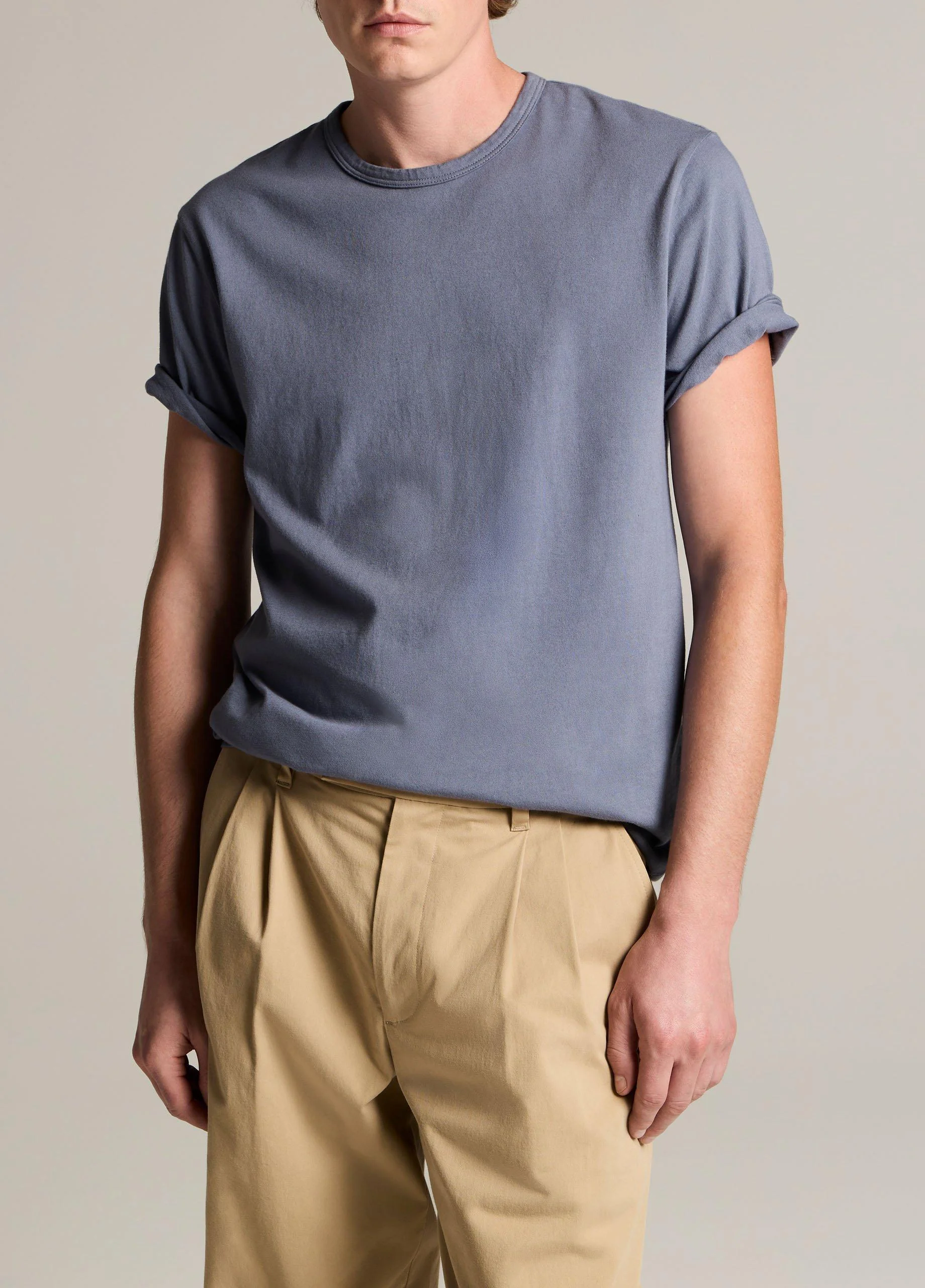 Garment Dye Cotton T-Shirt - 1