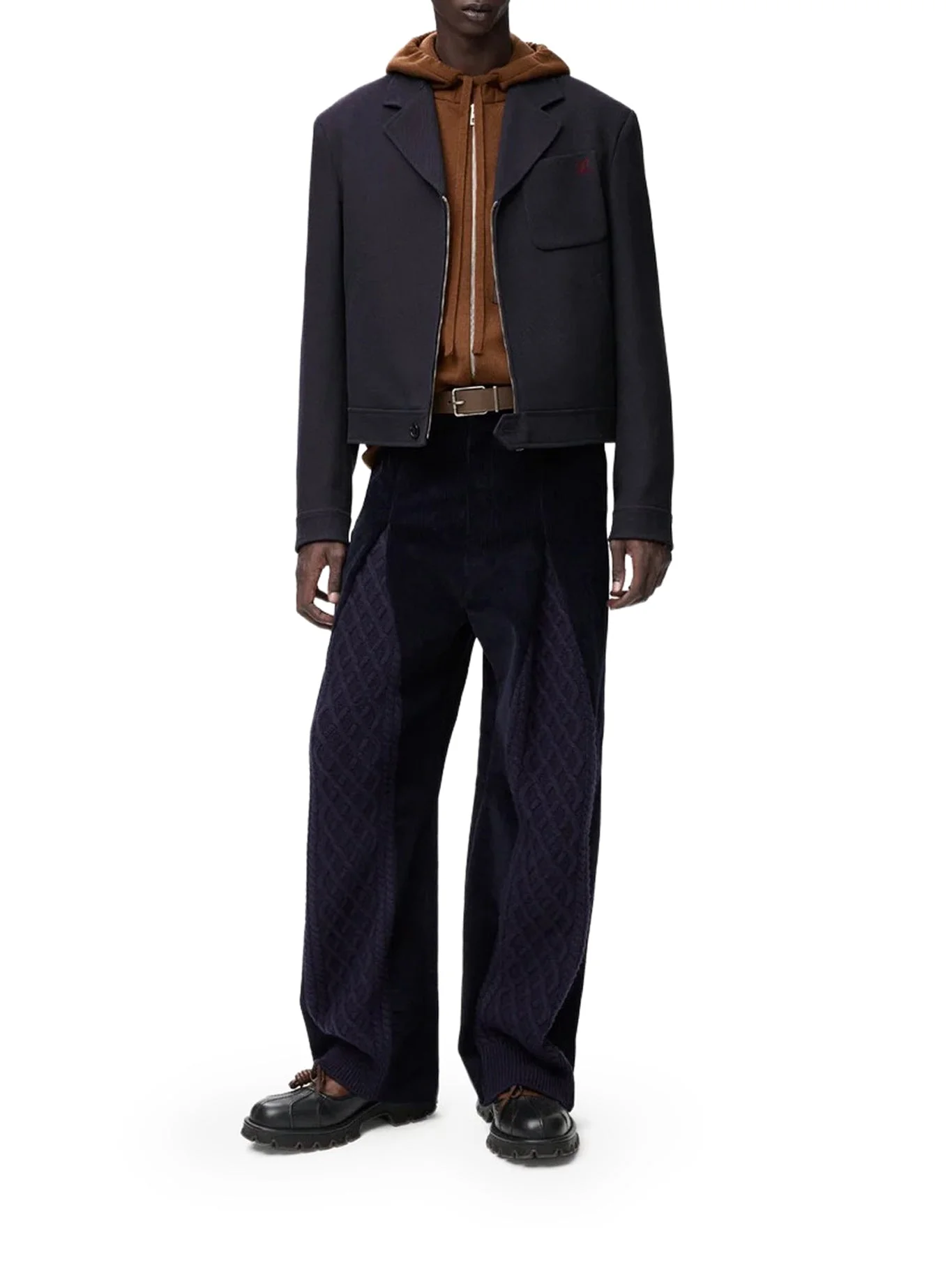 WOOL ZIP-UP JACKET - 1