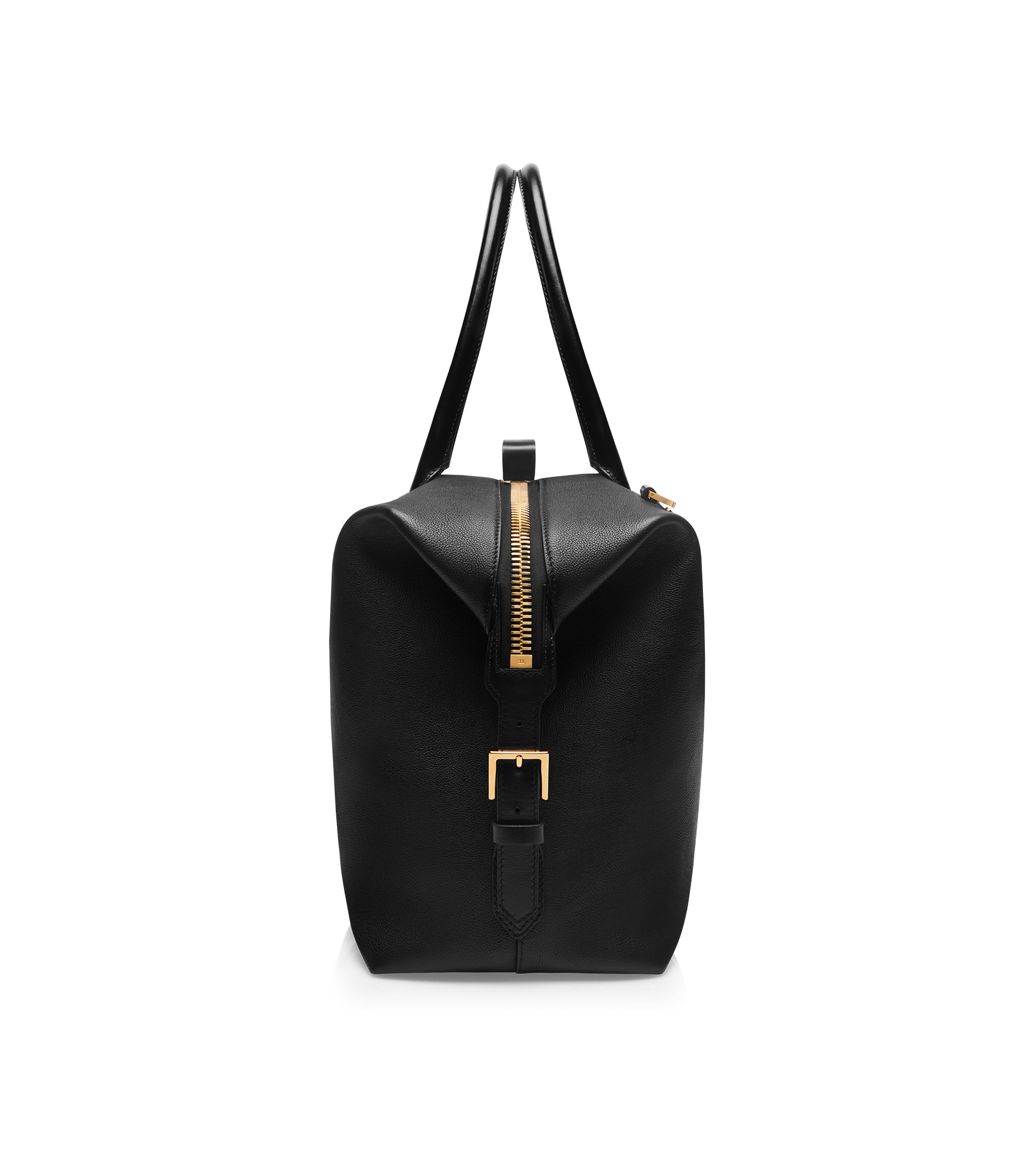 SMOOTH LEATHER SIDE BUCKLE HOLDALL - 2