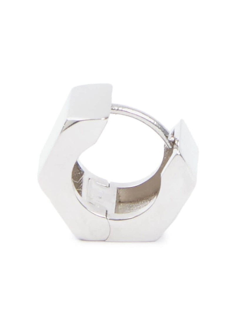 Maison Margiela Bolt and nut hoop earring outlook