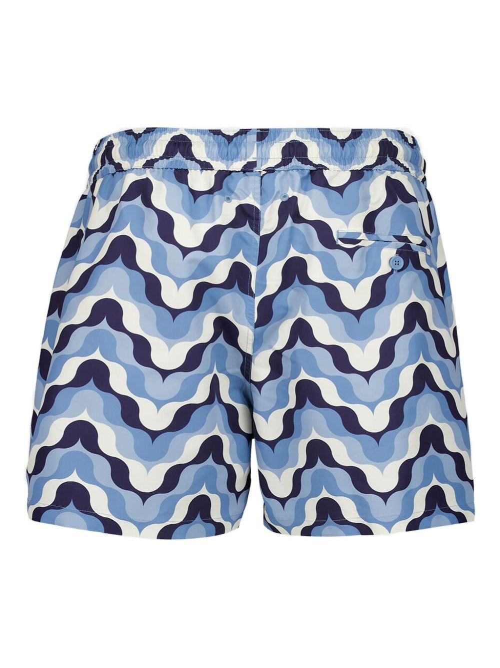 wave-print swim shorts - 2