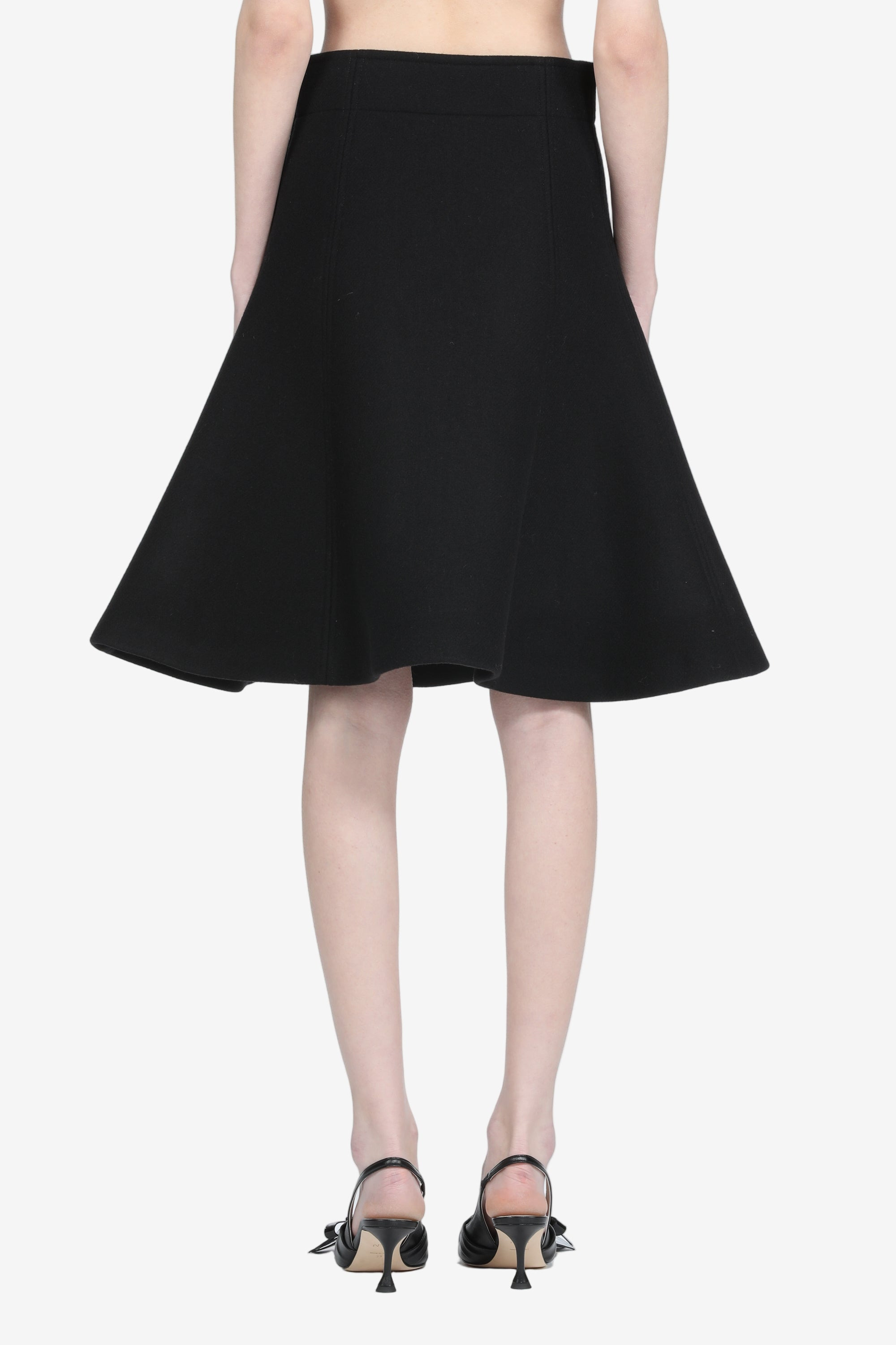 MIDI SKIRT IN WOOL - 2