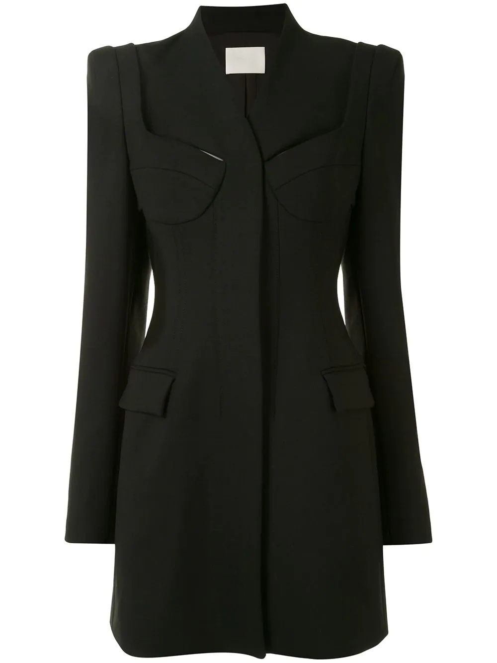 tailored bra blazer dress - 1